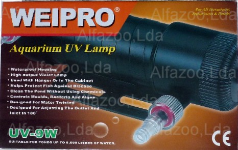 Aparelho com L�mpada de UV-C 9W